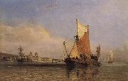 unknow artist Sailboat oil